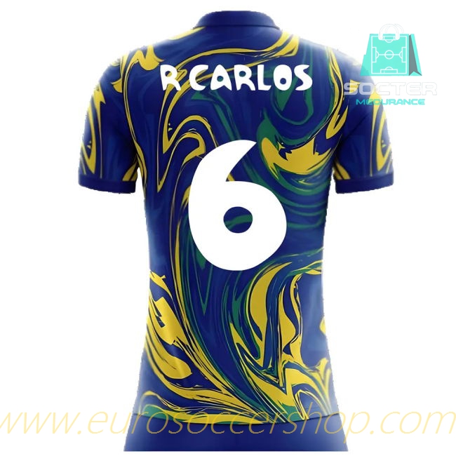 2025/26 Campaign Brazil Away Football Shirt Concept Edition (R Carlos 6)
