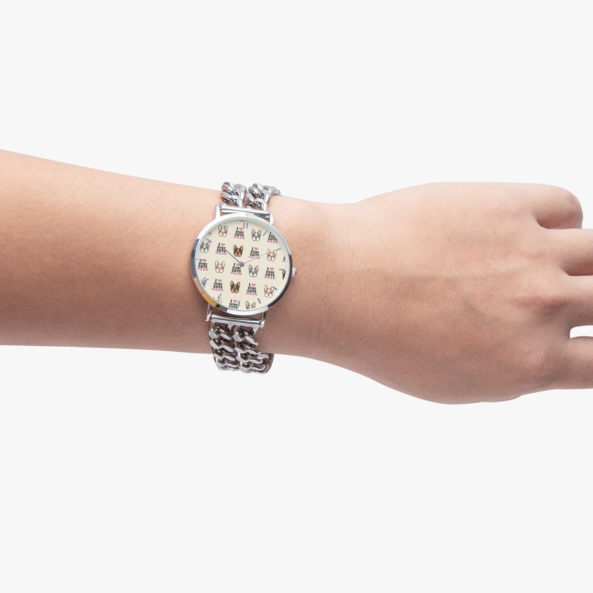 Minimal-Aesthetic Patric - Chic Hollow Strap Watch For Frenchie Lover...