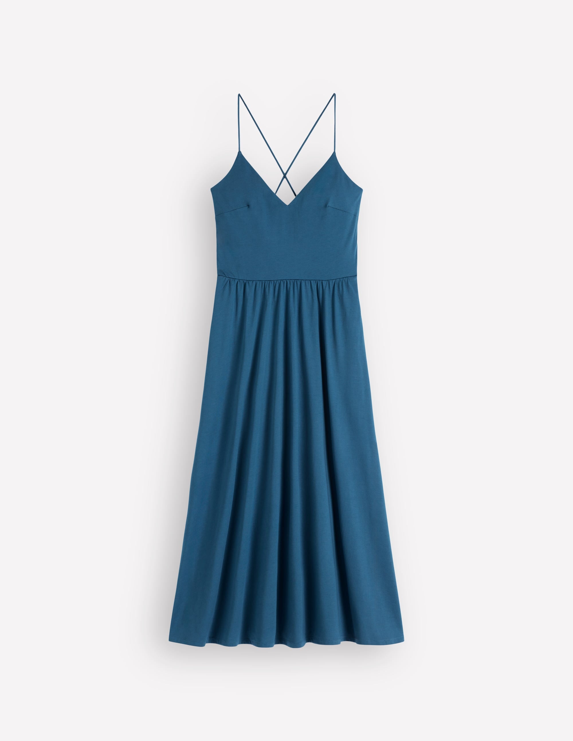 Cross Back Jersey Dress