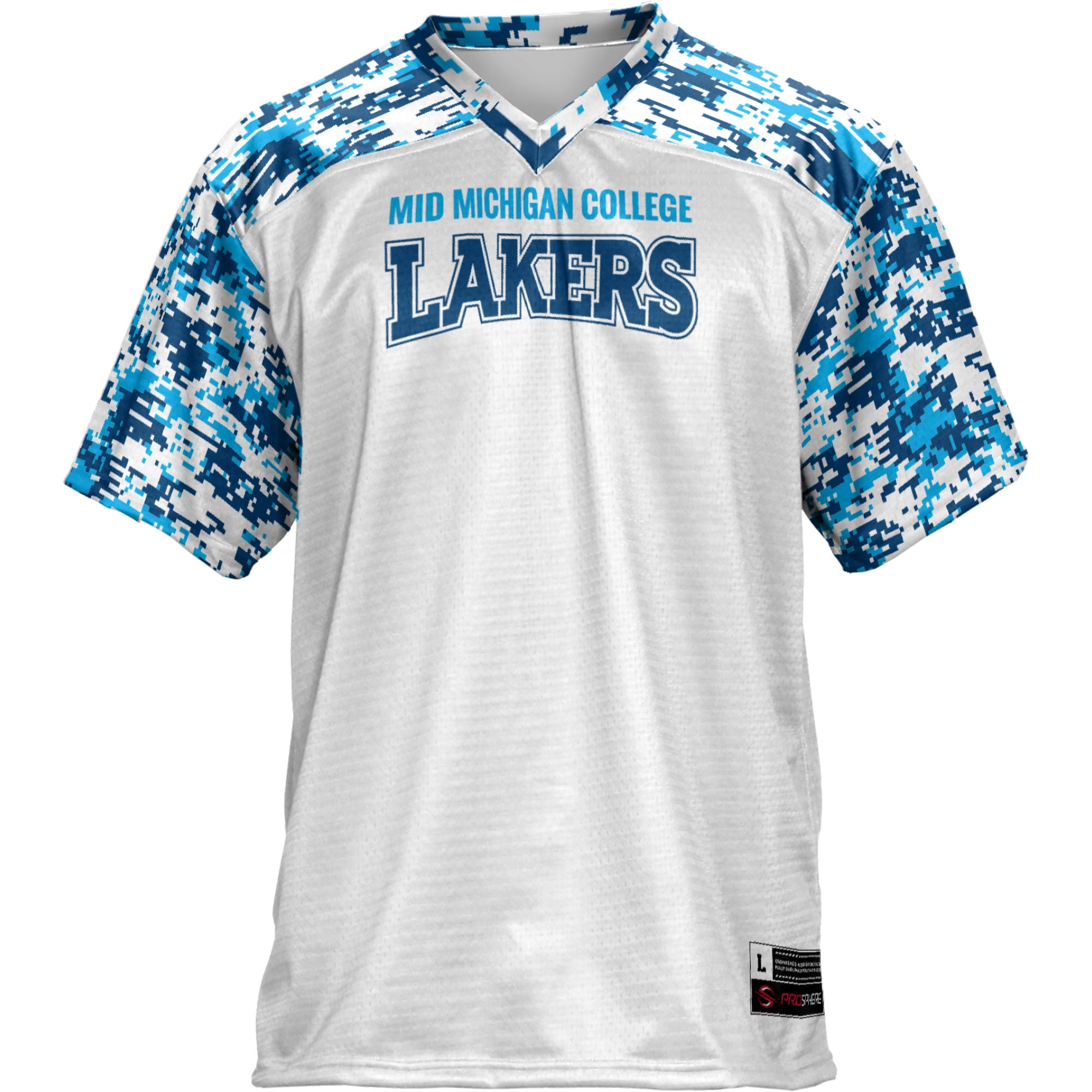Men's White Mid Michigan College Football Jersey