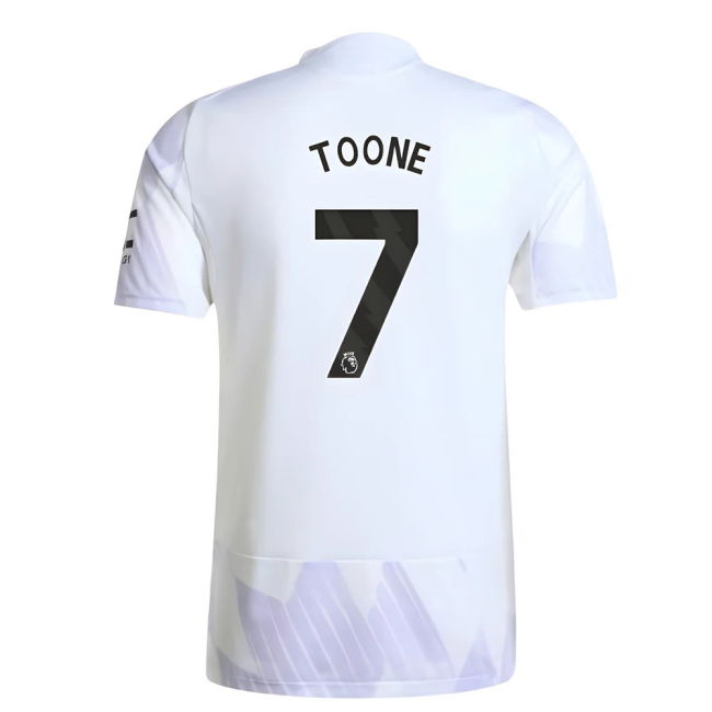 Man Utd 2025-20 Away Football Shirt Featuring Toone 7 M S