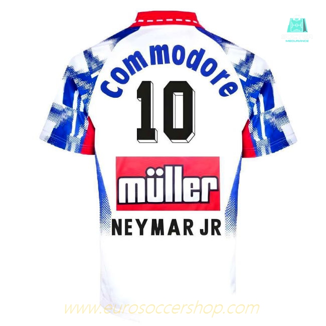 PSG 1992 Home Retro Football Shirt (NEYMAR JR 10)