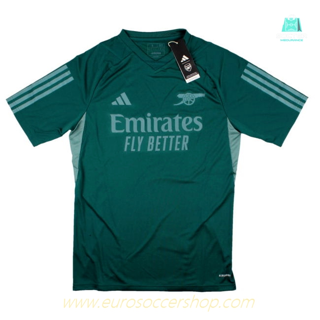 2023-2024 Arsenal EU Training Jersey (Rich Green) (Saliba 2)