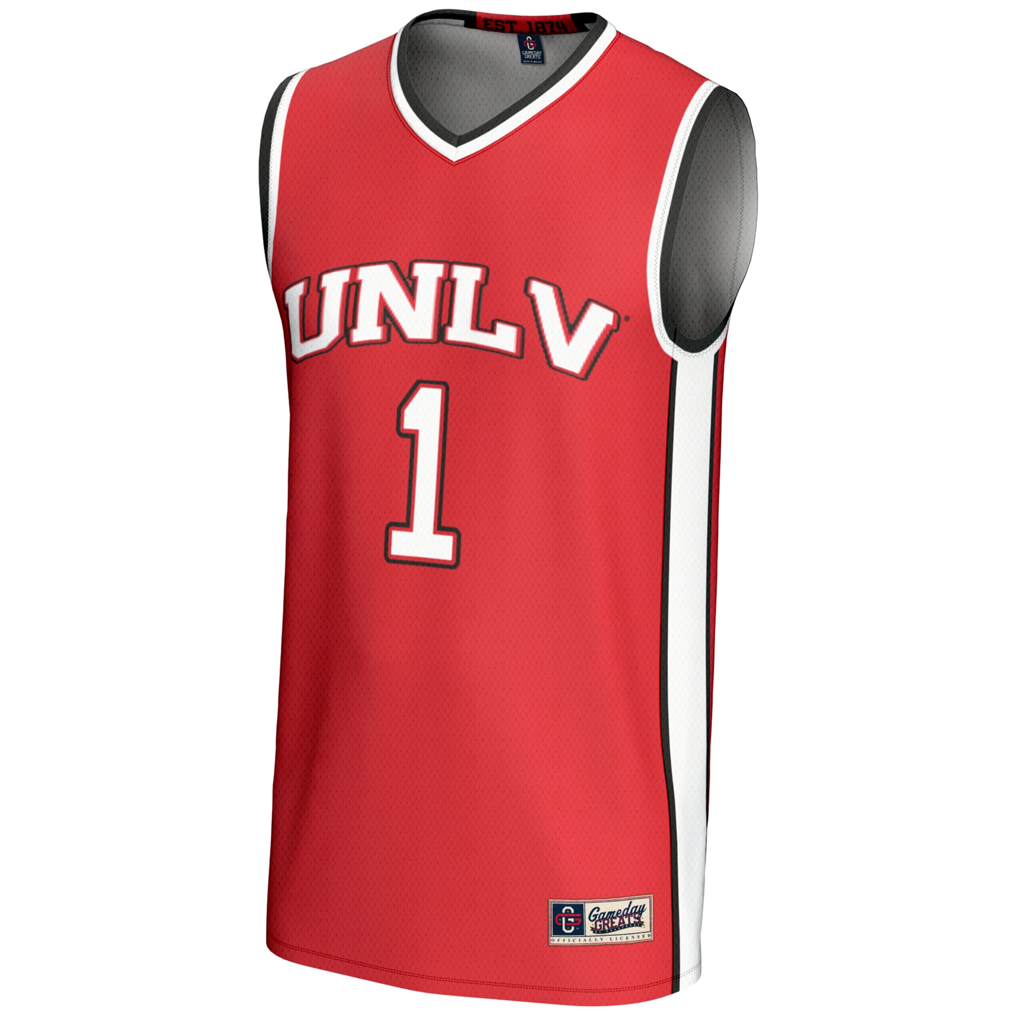 #1 UNLV Rebels GameDay Greats Unisex Lightweight Basketball Jersey - Scarlet