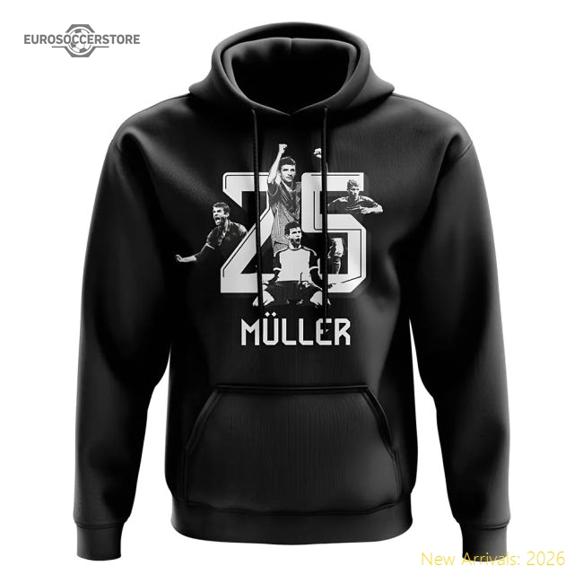 Thomas Muller 25 Bayern Munich Hoody (Black)