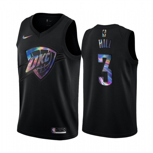 Authentic Style Oklahoma City Thunder George #3 NBA Replica Jersey