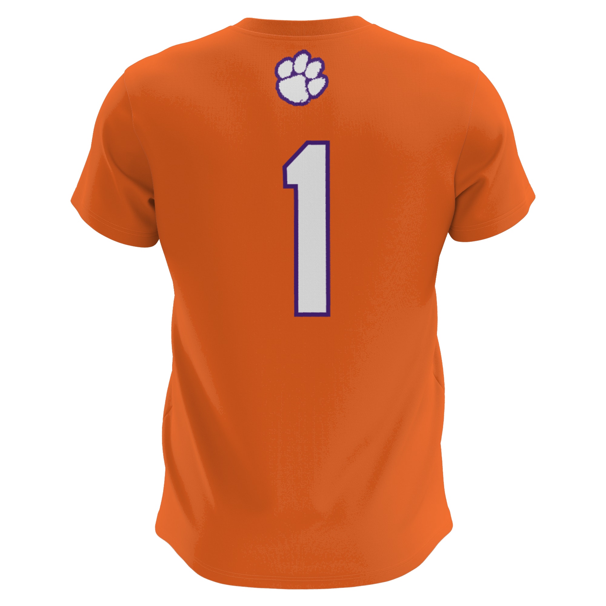 [NJP] Clemson Tigers GameDay Greats Unisex Lightweight Lacrosse Jersey - Orange