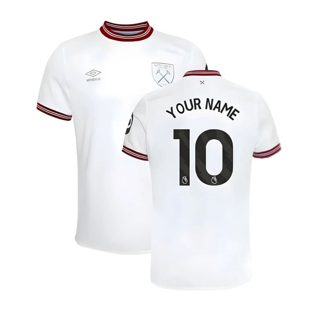 West Ham 2023-20 Away Soccer Kit Printing M S Kids