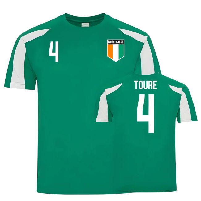 Pro-Grade Ivory Coast Sports Training Jersey (Toure 4)
