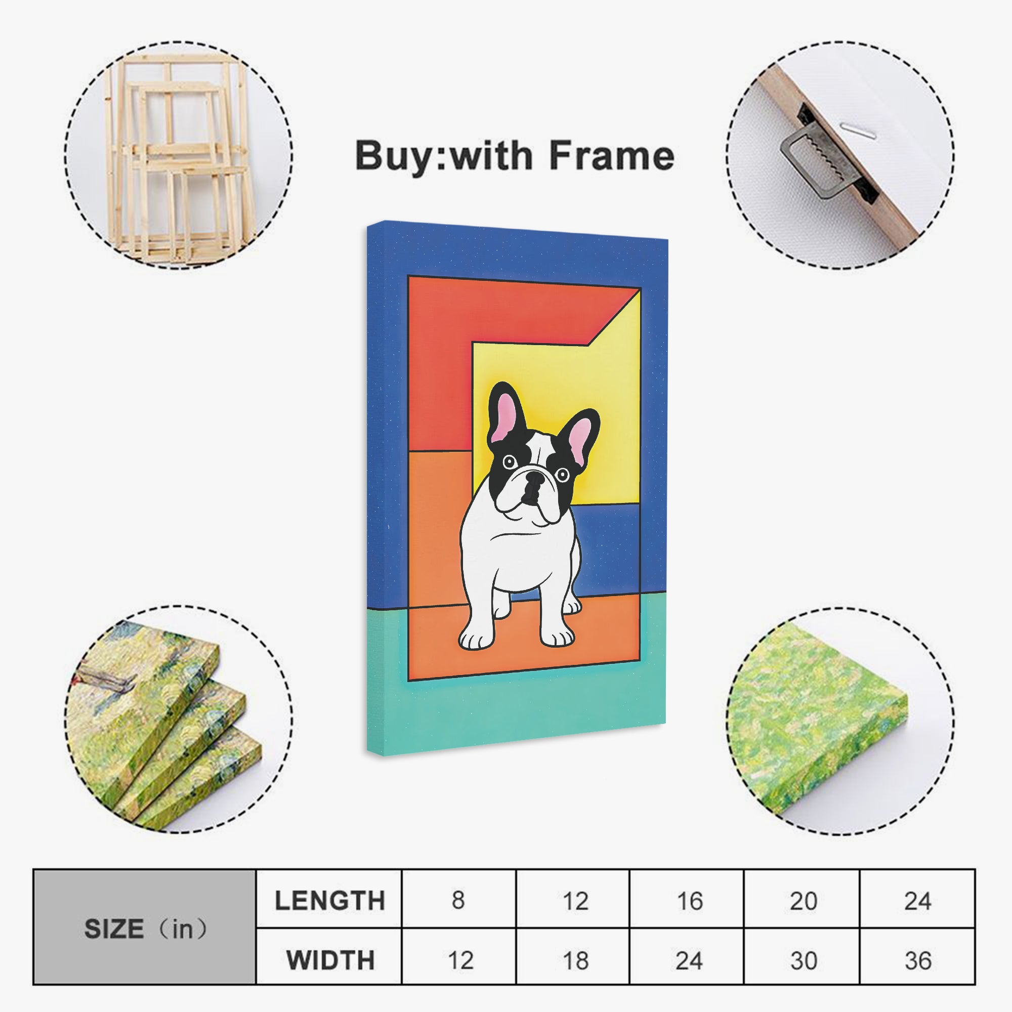 Chapo - Dog Owner Vertical Canvas Painting Pet Owner Apparel