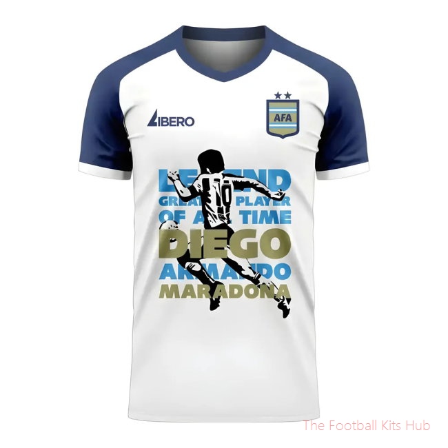 Diego Maradona Legend Of Our Time Tee (White)
