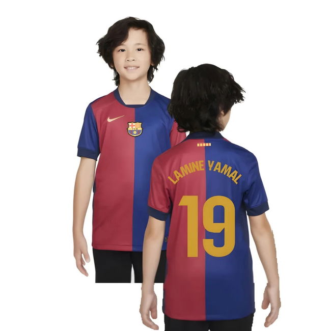 2025 Edition Barcelona Home Team Kit 2024-2025 (Kids)