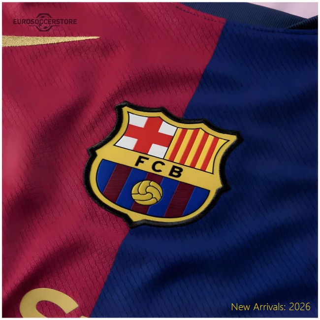 2024-2025 Barcelona Long Sleeve Home Shirt
