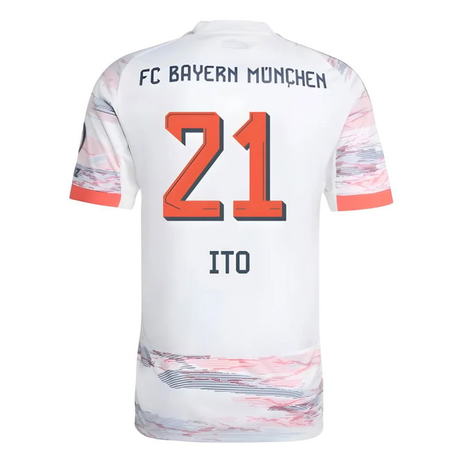 2025-2026 Bayern Away Shirt (Ito 21) Durable Stitching Stretch Fabric