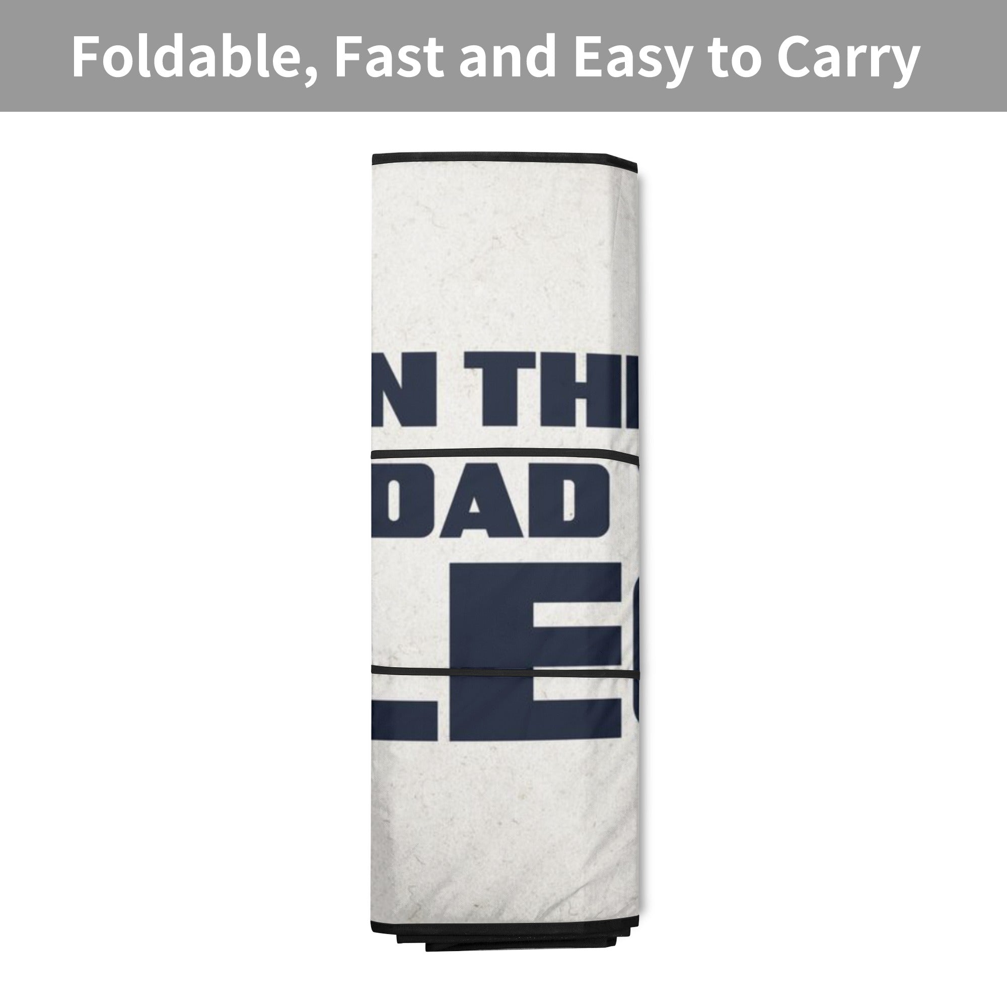 Shade With Frenchie's Name - Non-slip Car Auto Sun Shade Dog Supplies