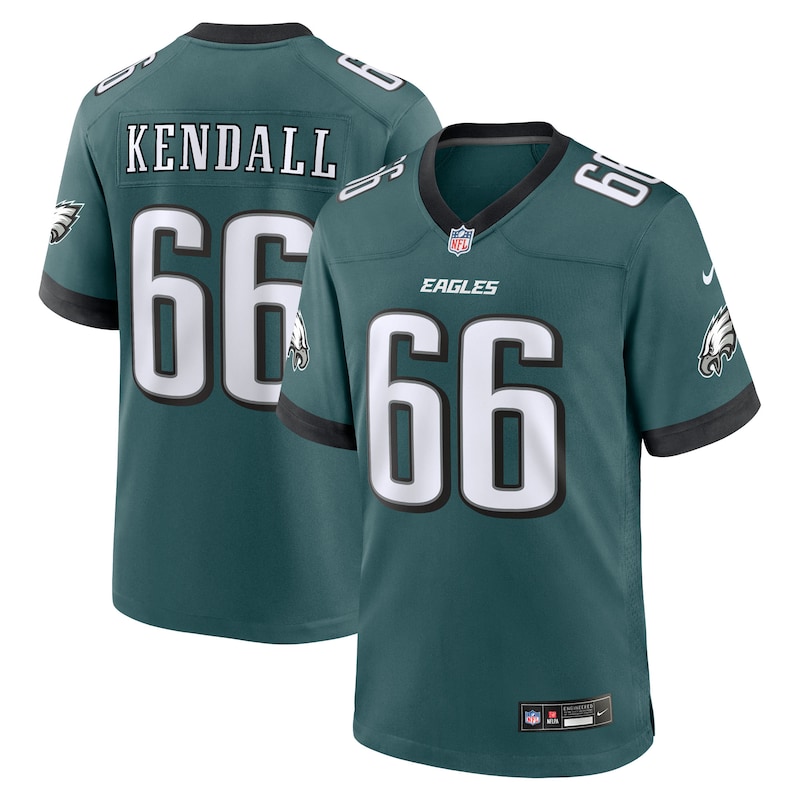 None Drew Kendall Philadelphia Eagles Powerhouse Team Game Jersey
