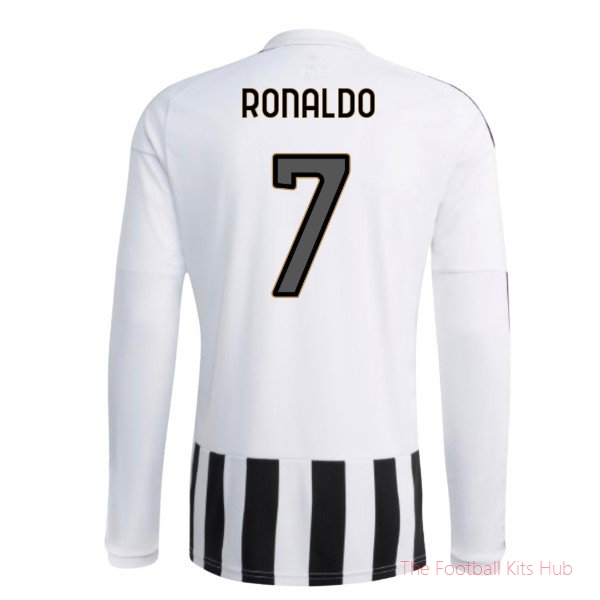 Breathable Juventus 2026-2027 Long Sleeve Home Shirt (Ronaldo 7)