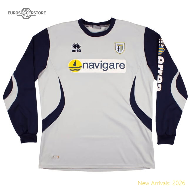 Parma 2009-10 Errea Long Sleeve Training Shirt (xl) (very Good)