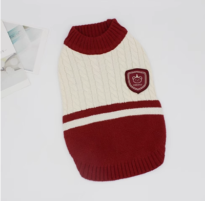 Sweater – Soft Sleeveless Pullover For Small Dogs Frenchie Themed Wear