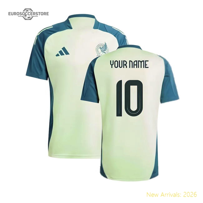 2024-2025 Mexico National Team Training Jersey (green) (your Name)