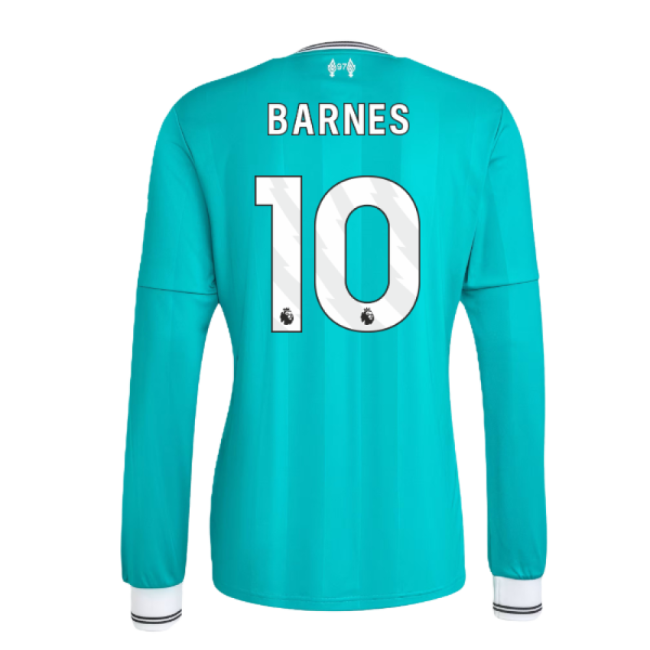 Barnes 10 Latest Liverpool Third Game Jersey 2025-2026