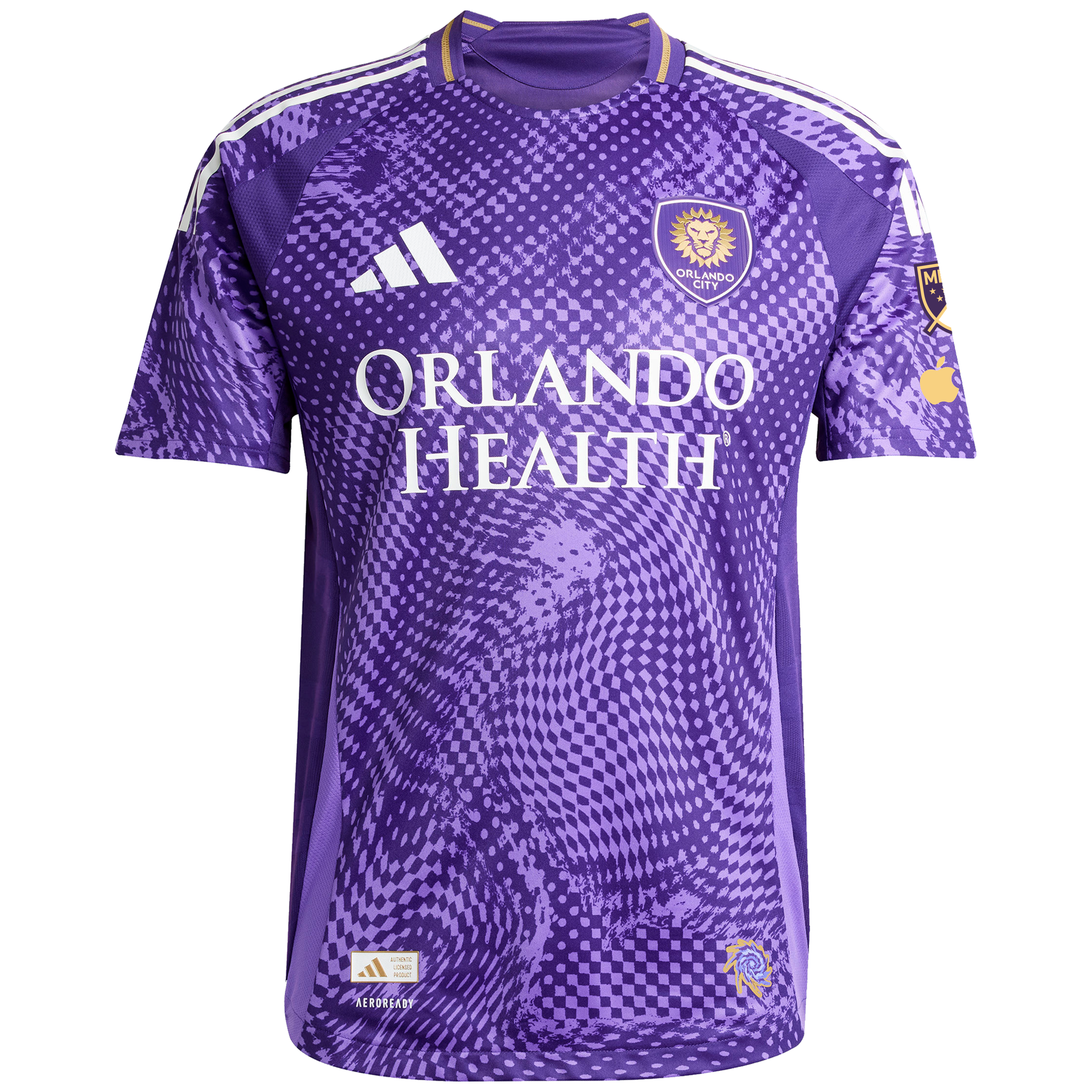 [ESK] Orlando City SC 2025 Perfect Storm On-Field Authentic Patch Jersey - Purple
