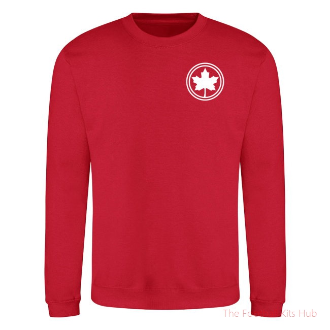 Men Canada National Team Sweatshirt (Red)