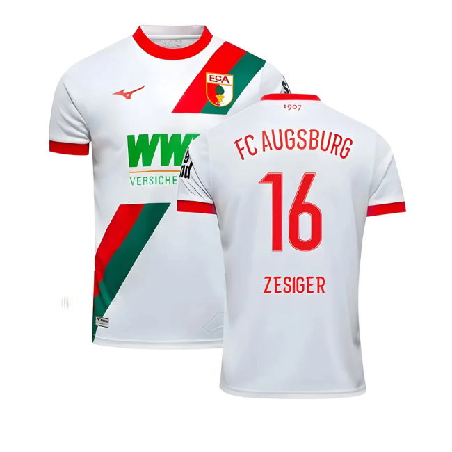 High Performance Dedicated Football Fc Augsburg Home Shirt Zesiger...