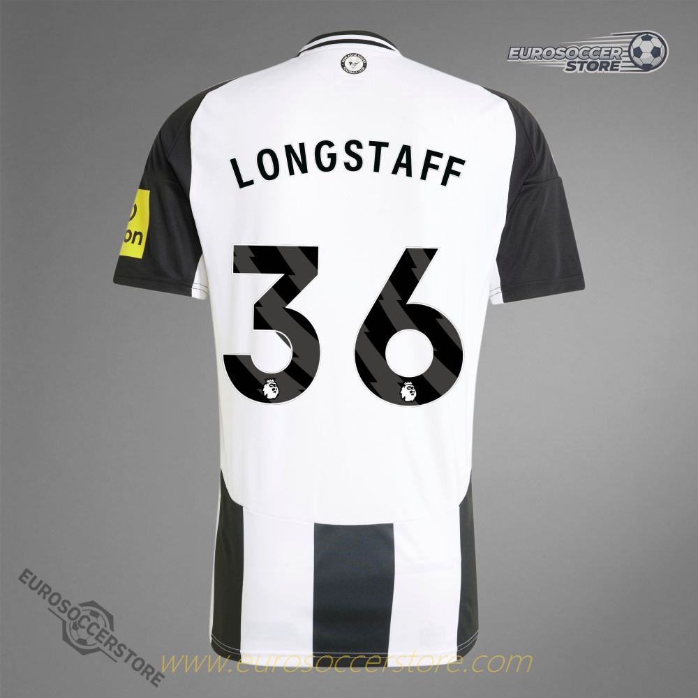 Newcastle United LONGSTAFF 36 2025 Carabao Cup Final Jersey (with Final Detail and Patch)
