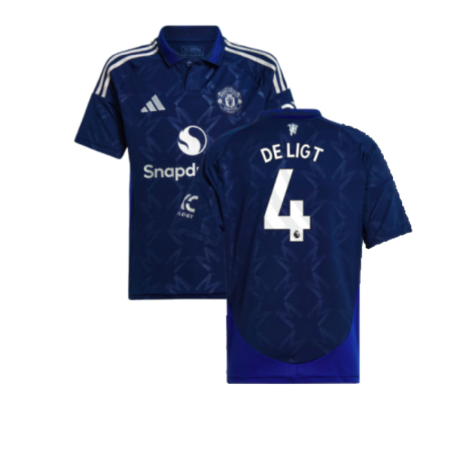 Exceptional 2024-2025 Man Utd Away Shirt (kids) (de Ligt 4)