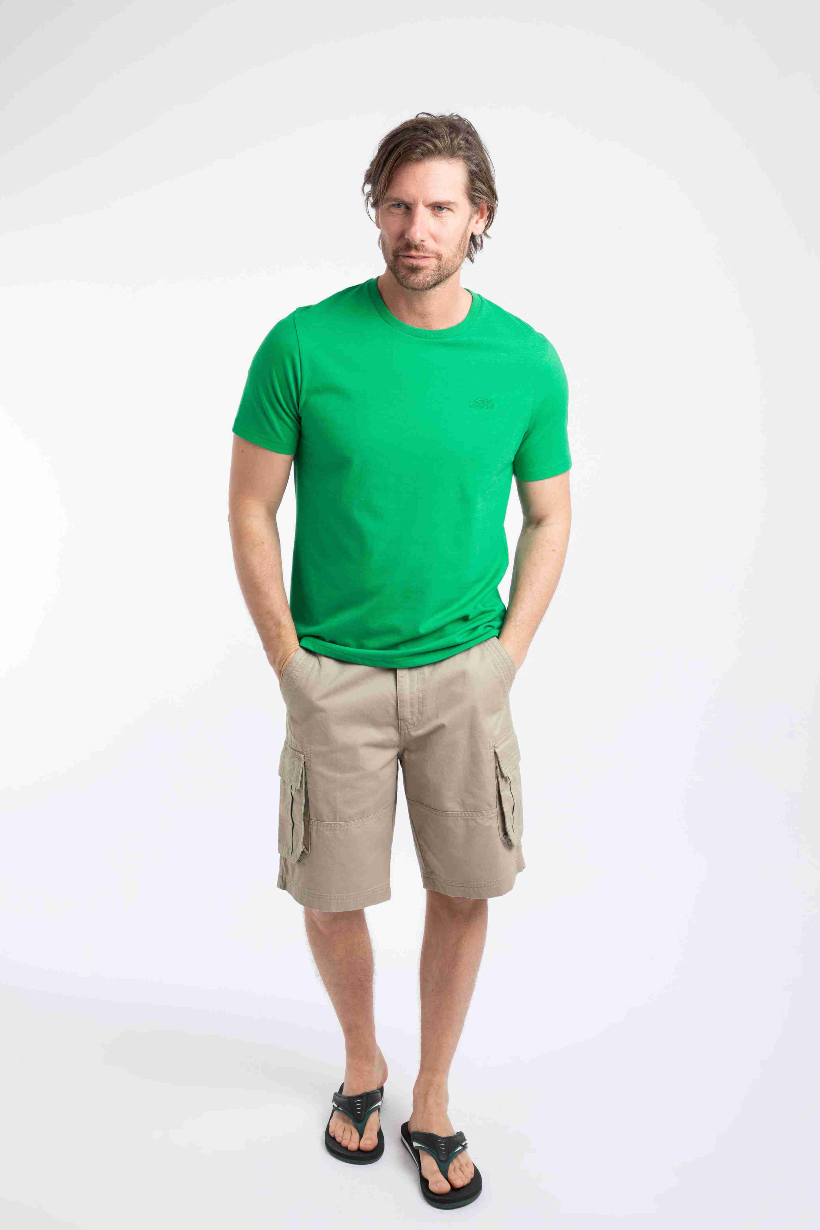 Hooked Branded T-Shirt Heritage Green
