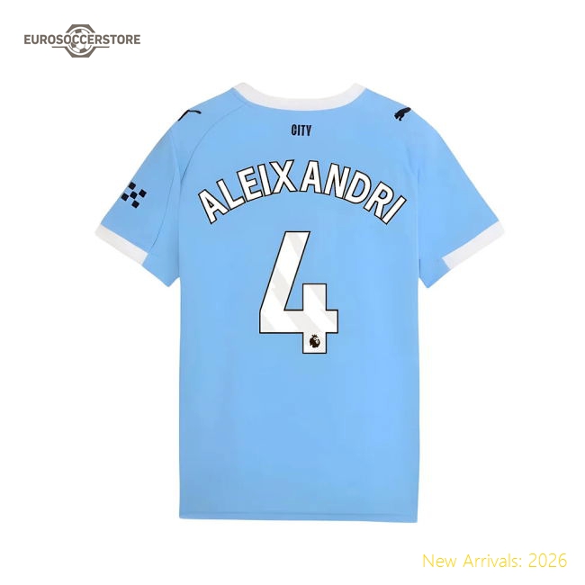 Safe Man City Kids Aleixandri Jersey 2025-2026 Easy-care