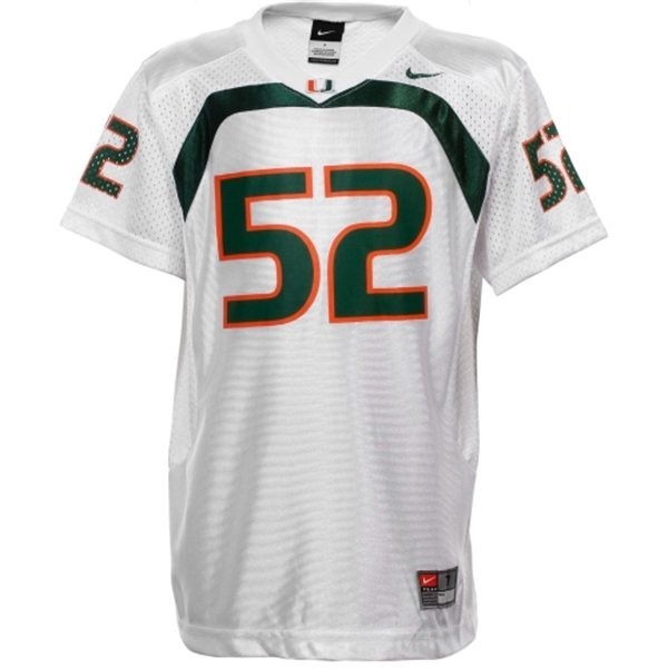 Youth Miami Hurricanes #52 Ray Lewis Canes Football Jersey