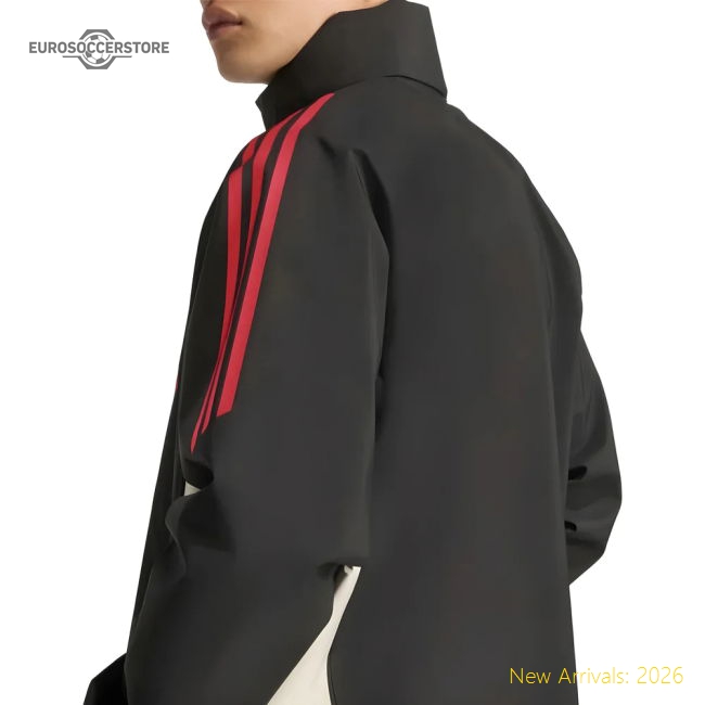 Authentic 2025-2026 Liverpool Rain Jacket (black) - Premium Quality