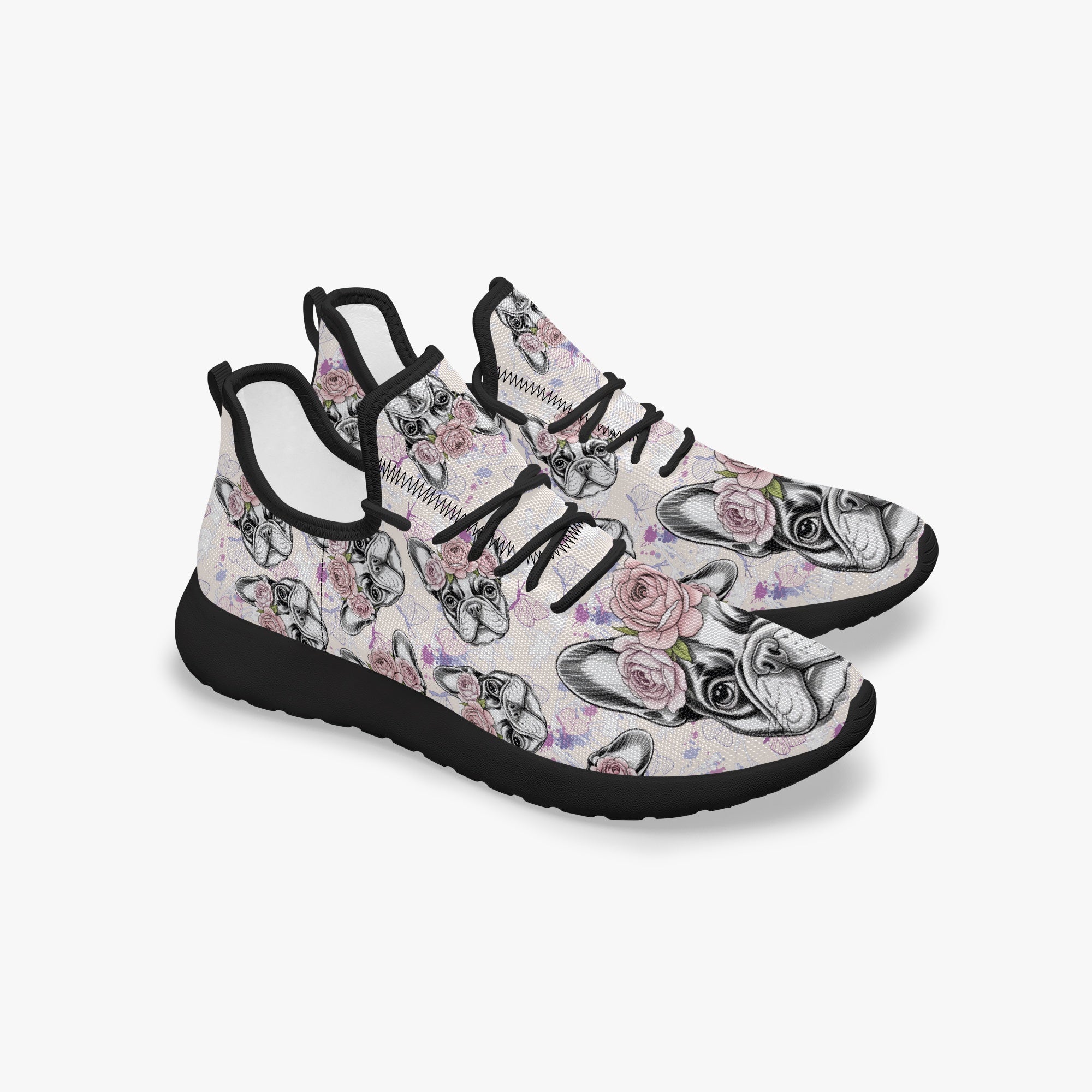 French Bulldog Lover Dumpling Classic Sneakers Stylish Walking Shoes