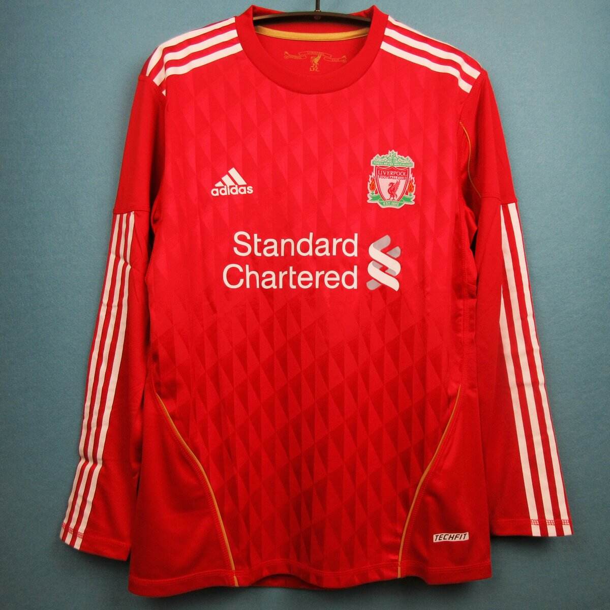 Cheap 2010-2011 Liverpool Home kit long sleeve