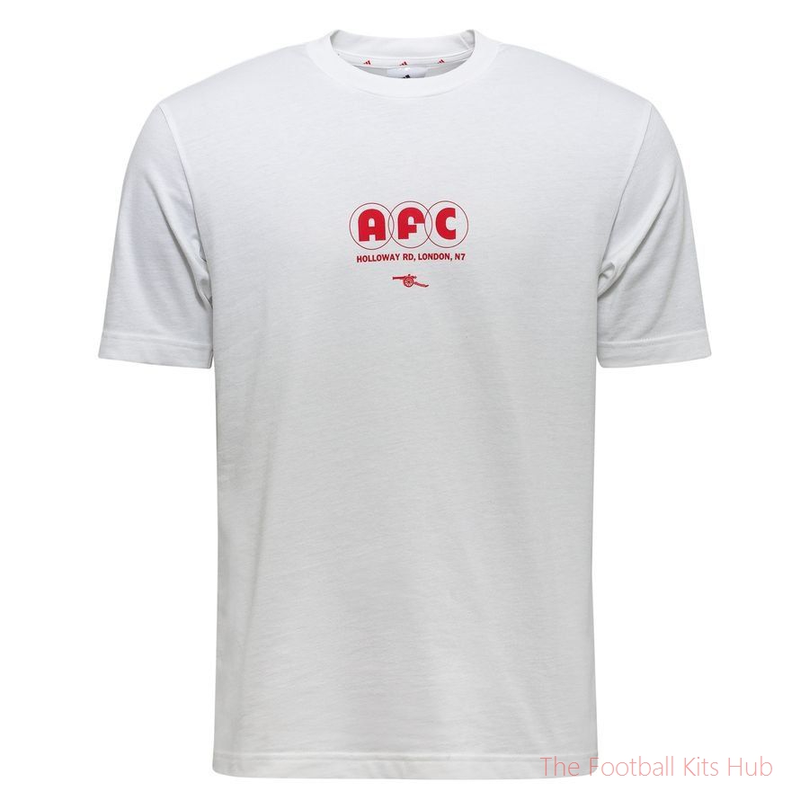 Men Arsenal T-Shirt Graphic - White