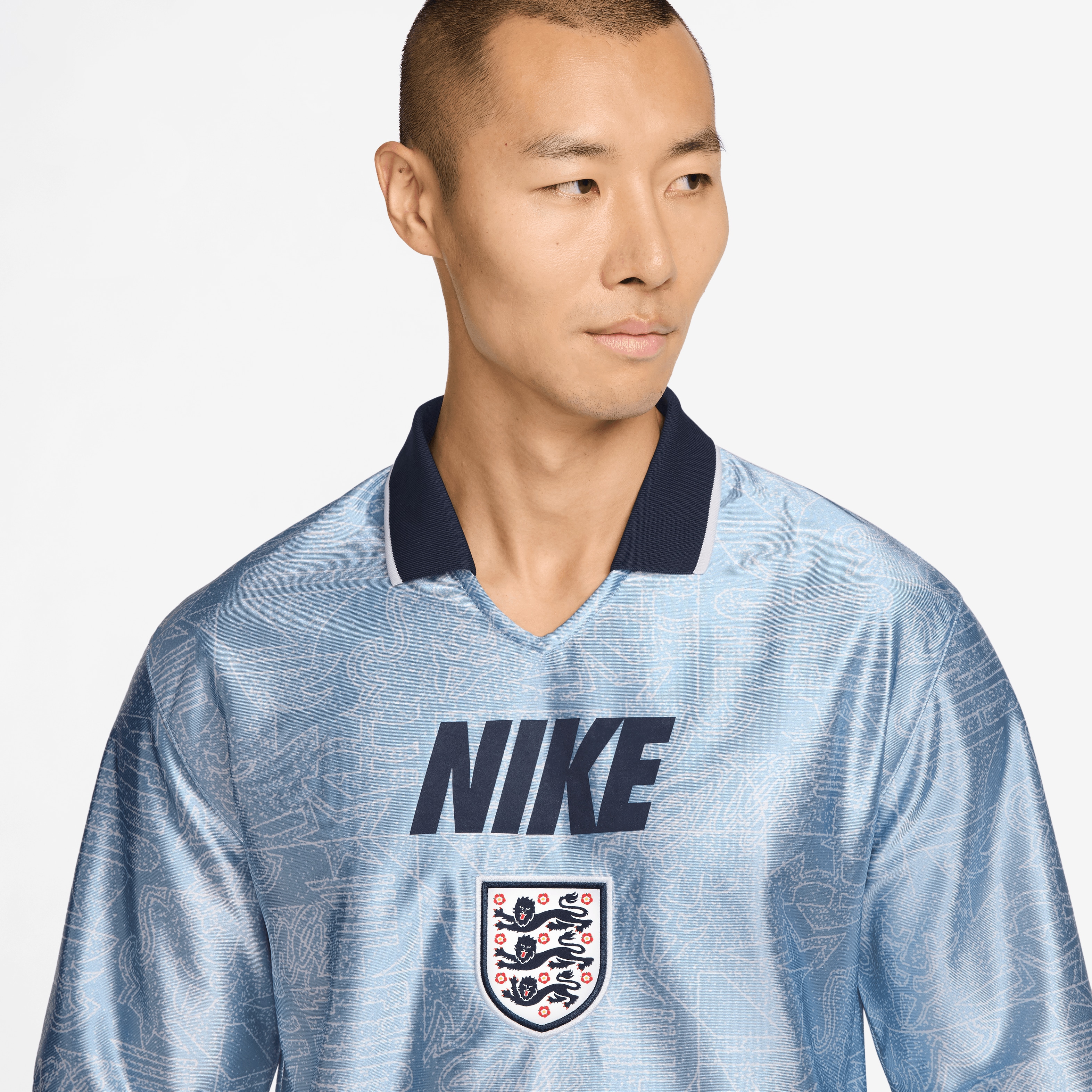 [SJH] England National Team Dri-FIT Energy Lifestyle Jersey - Blue