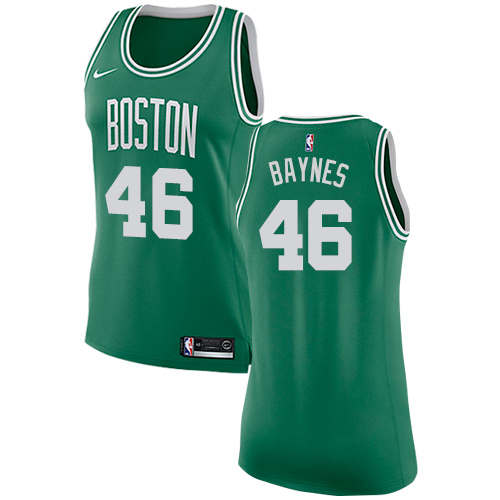 Authentic BOS Aron Baynes #46 2024 Icon Swingman NBA Jersey Green -