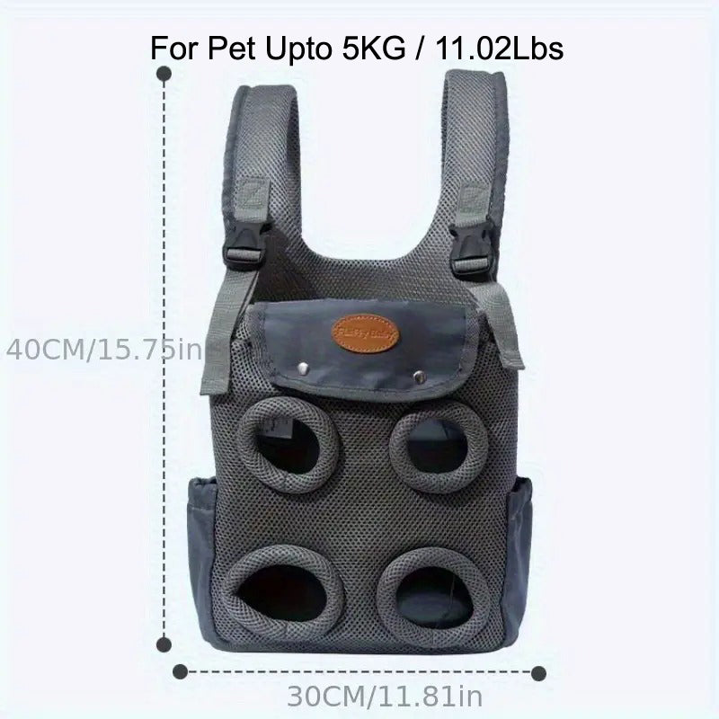 Chest Carrier – Breathable Double-shoulder Front Backpack Dog Supplies