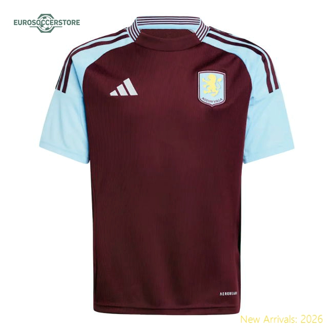 Aston Villa Children 2024 Home Jersey Shirt Football Fan Game Day Apparel