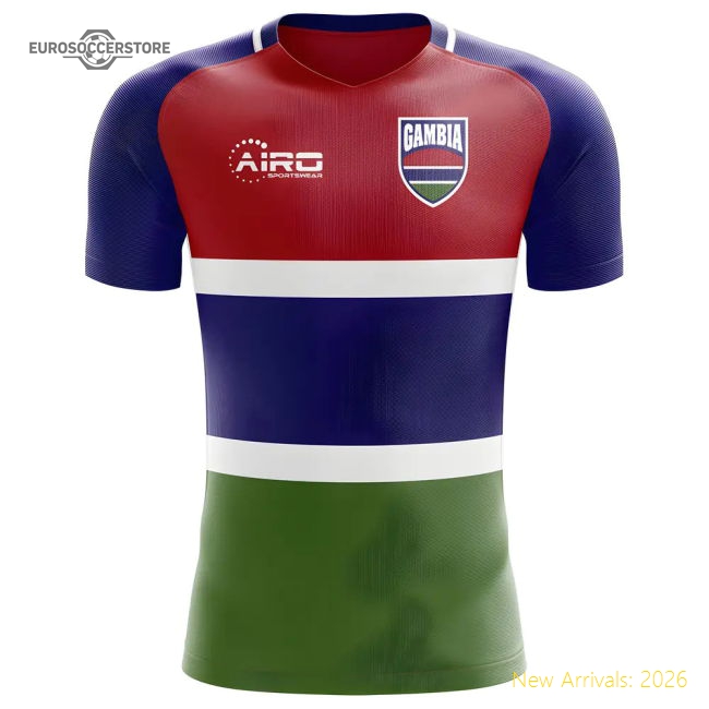 Outstanding 2025-2026 Gambia Home Concept Football Shirt - Womens
