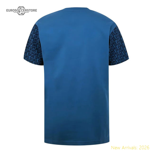 Authentic Tottenham Hotspur Graphic T-shirt (blue) - Premium Quality