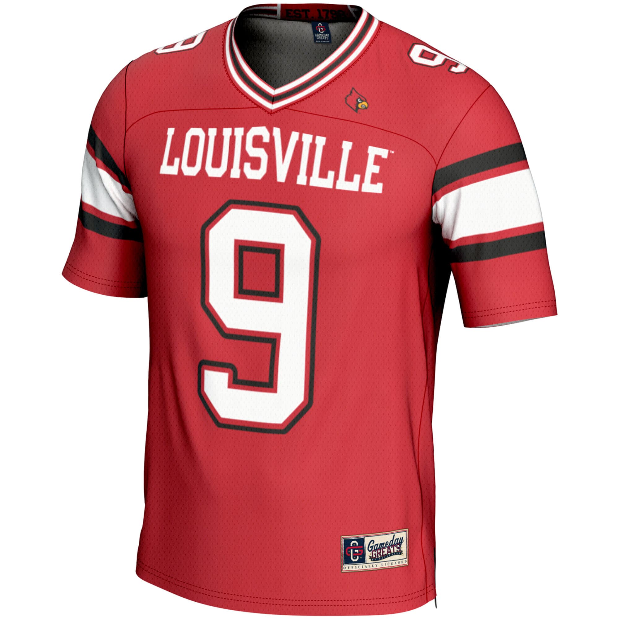 [NJP] Ashton Gillotte Louisville Cardinals GameDay Greats NIL Player Football Jersey - Red