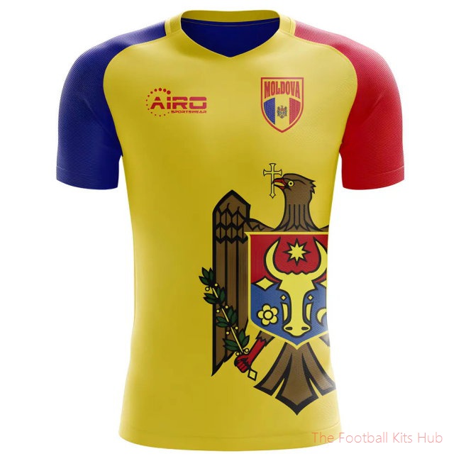 2025-2026 Moldova Home Concept Football Shirt - Baby