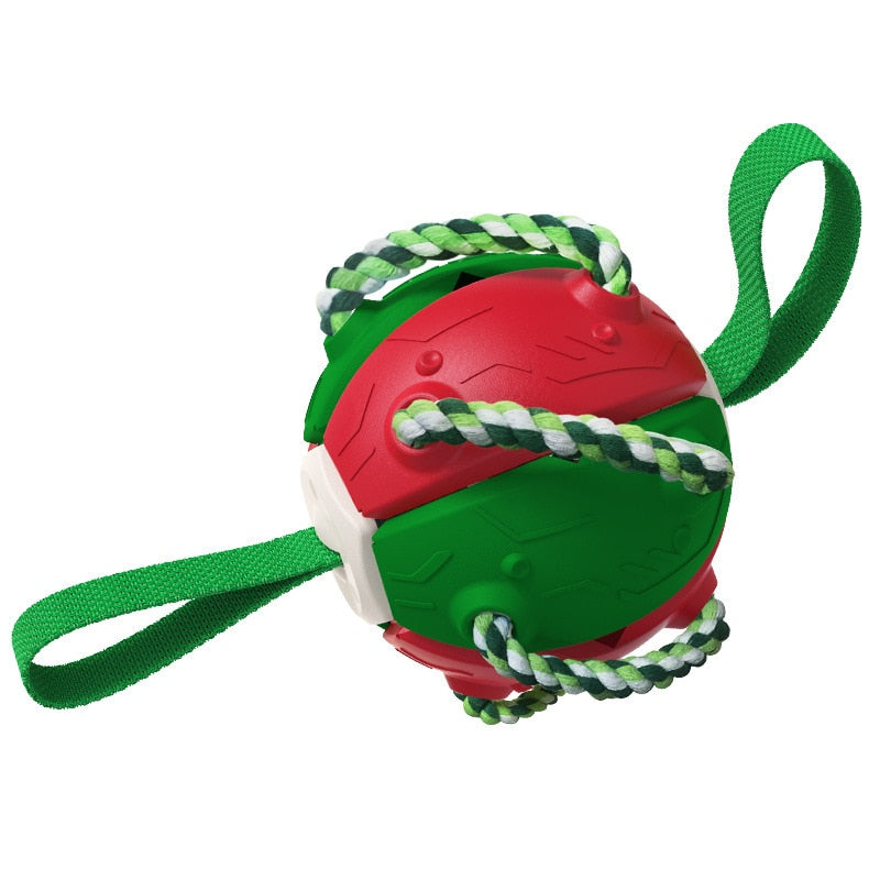 Ball With Tabs Inflated Training Toy Outdoor Use | Breed-optimized
