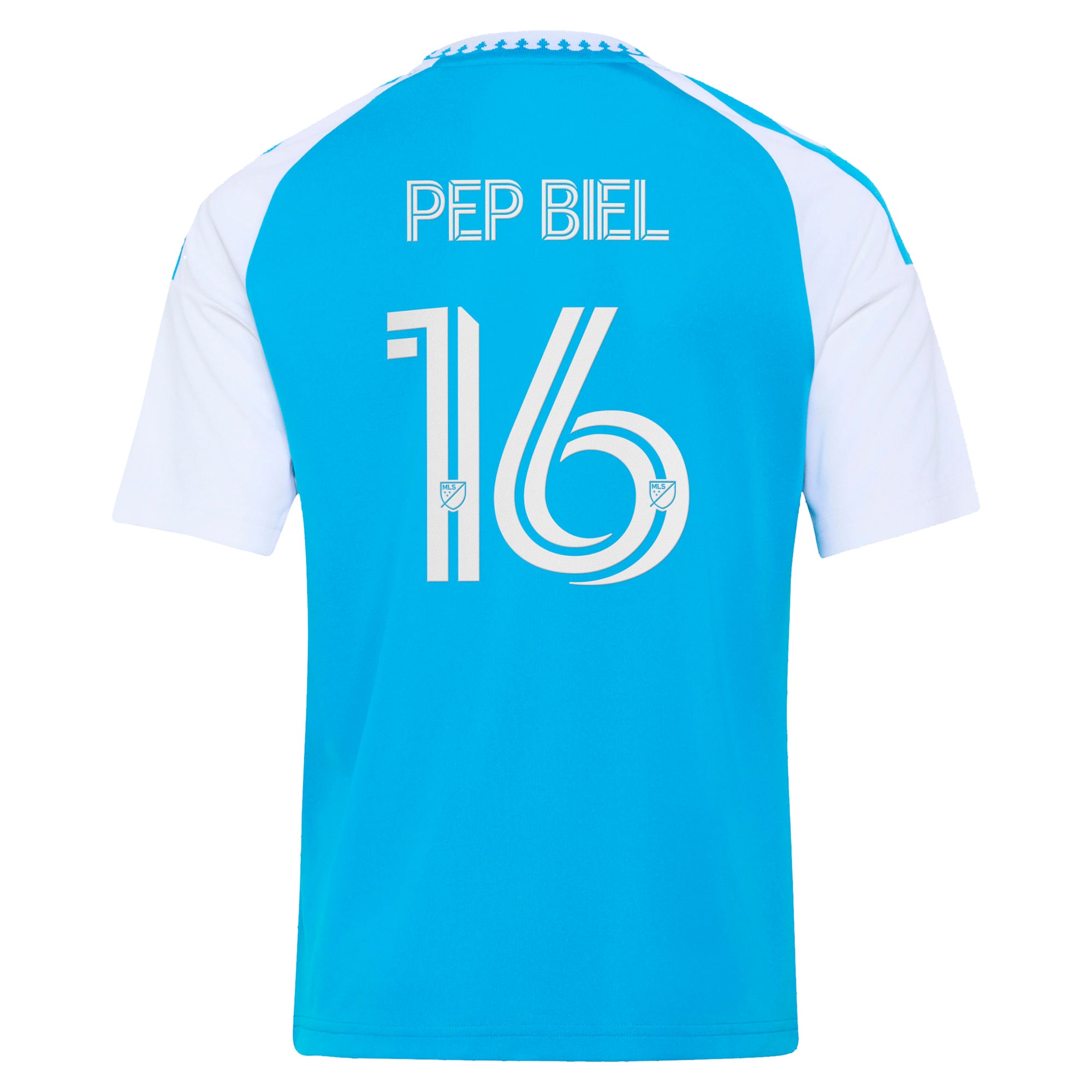 [LK] Pep Biel Charlotte FC Youth 2026 Carolina Kit: Crowns Up Replica Jersey - Blue