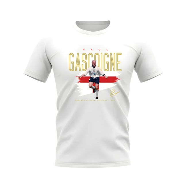 Premium Paul Gascoigne England Euro Jersey Player Quality World