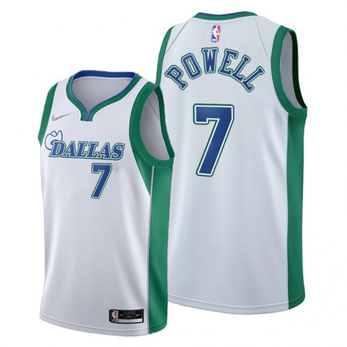 Mavericks White Dallas Mavericks #7 Jersey - Budget-Friendly