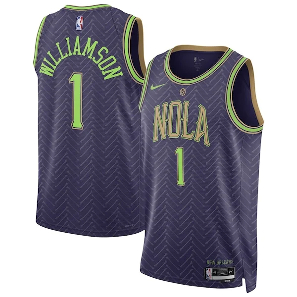 Zion Williamson NOP Swingman Jersey - superior NBA casual training